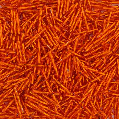 Czech Twisted Bugles 25mm S/L Orange 50 grams