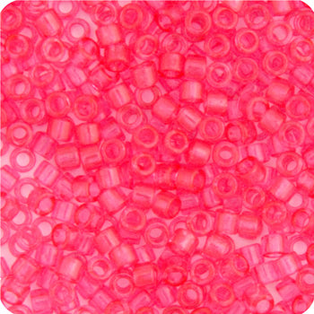 Delica 11/0 RD Pink Bubble Gum Transparent 10g Bag
