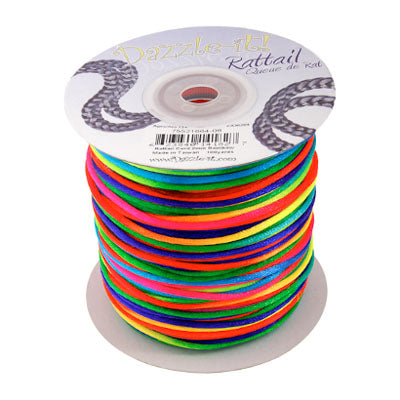 Rattail Cord 2Mm Rainbow