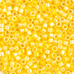 Delica 11/0 Rd Yellow Canary Opaque Luster 10g Bag