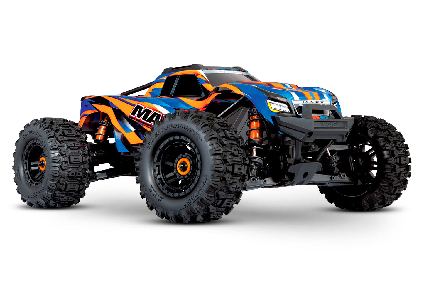 Traxxas Maxx With 4S Esc - Orange 1/10 Scale 4Wd Brushless Electric Monster Truck