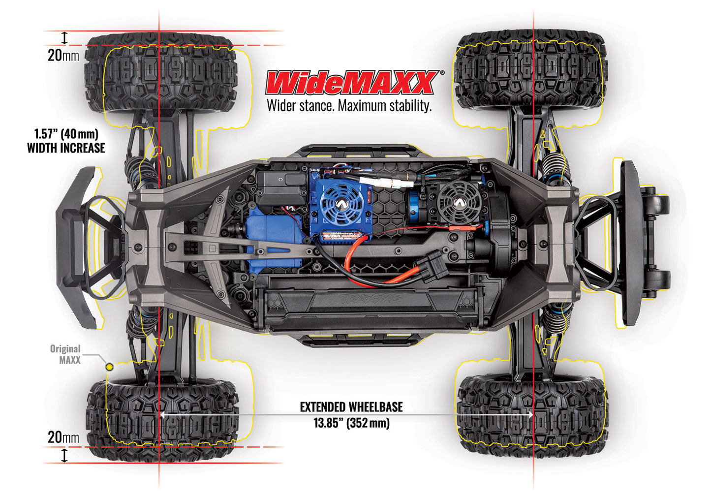 Traxxas Maxx With 4S Esc - Orange 1/10 Scale 4Wd Brushless Electric Monster Truck