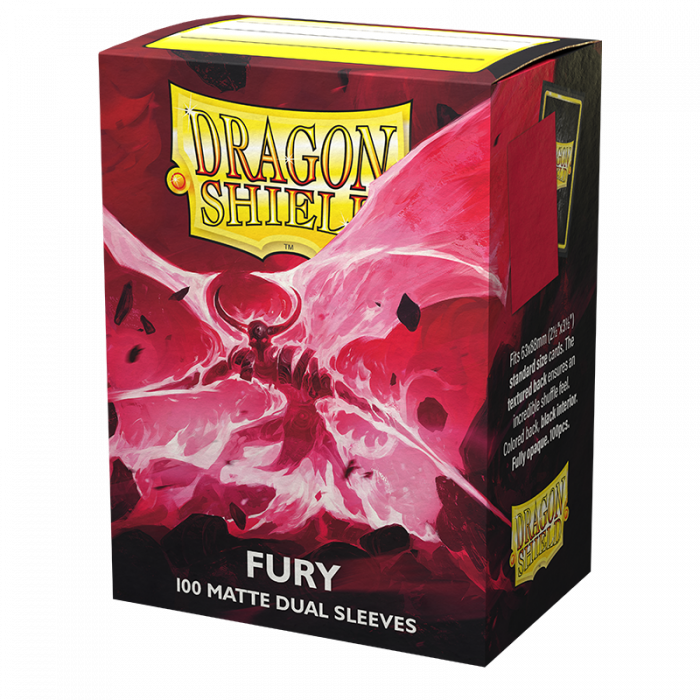 DRAGON SHIELD SLEEVES DUAL MATTE FURY 100CT (50)