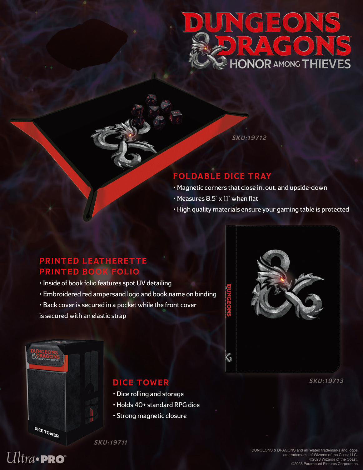 UP DICE TOWER DND HONOR AMONG THIEVES LEATHERETTE