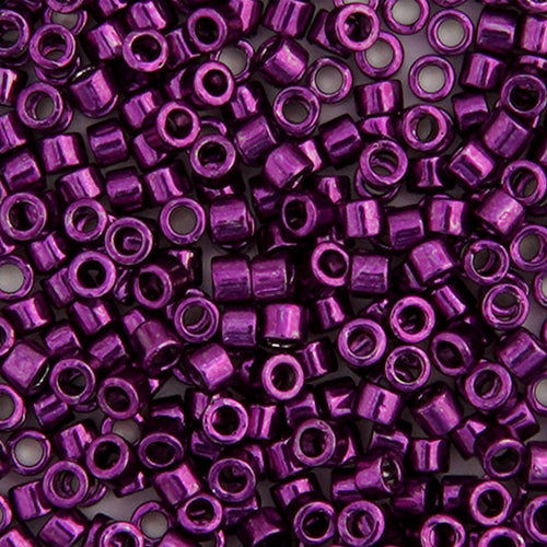 Delica 11/0 RD Dark Magenta Opaque Nickel Plated 10g Bag