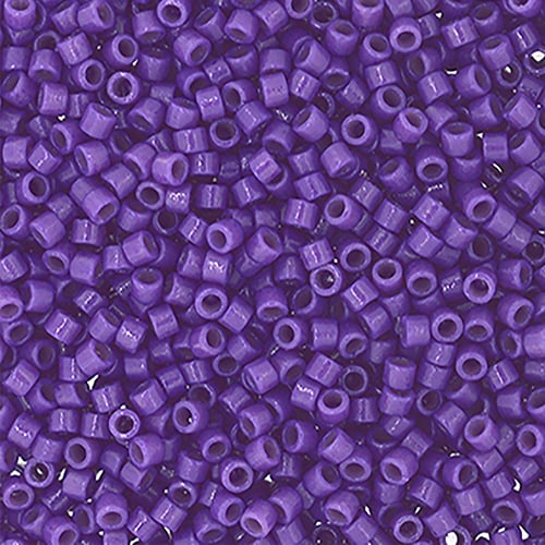 Delica 11/0 Duracoat Opaque Dyed Dark Mauve 10g Bag