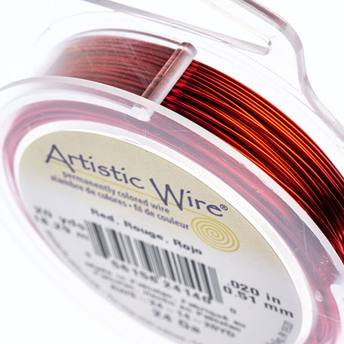 Art Wire 24ga Lead/Nickel Safe Red
