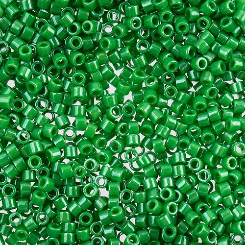Delica 11/0 Rd Green Kelly Dyed 10g Bag