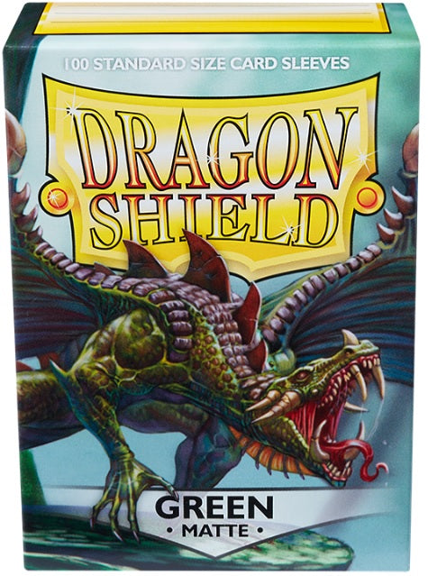 DRAGON SHIELD SLEEVES MATTE GREEN 100CT (10/50)