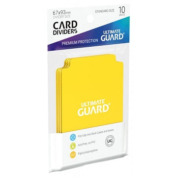 UG CARD DIVIDERS YELLOW (10/100)