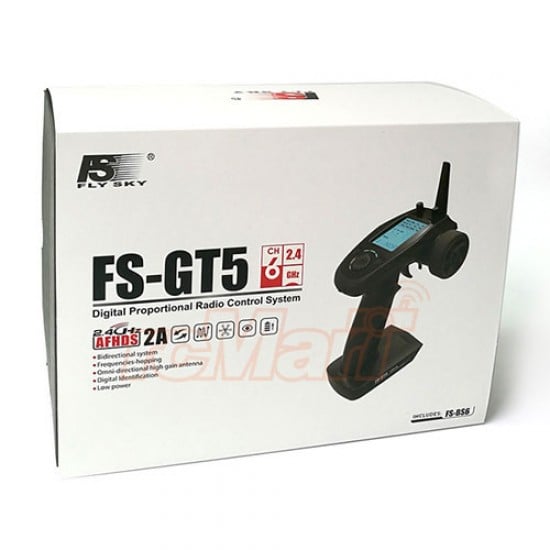 Flysky GT5 2.4Ghz 6 Channel Radio With FLYFS-BS6 6 Channel Receiver