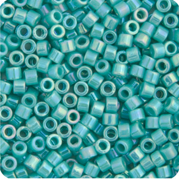 Delica 11/0 Rd Turquoise Opaque Ab 10g Bag