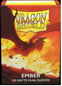 DRAGON SHIELD SLEEVES DUAL MATTE EMBER 100CT (50)