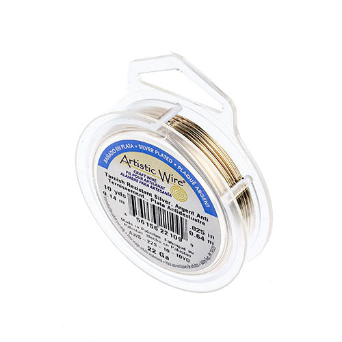 Art Wire 22G Lead/Nickel Safe Non-Tarnish Silver