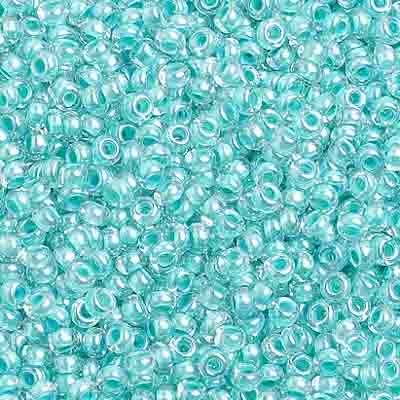 Czech Seed Bead 10/0 C/L Turquoise Strung