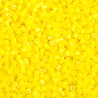 Czech Seed Bead 2-Cut Bead Op.Lemonyellow 10/0 Strung