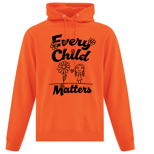 Adult Unisex Size- Orange Shirt Society 2026 Every Child Matters Design Hoodies