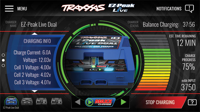 Traxxas Ez-Peak Live Dual 200W Multi-Chemistry Battery Charger (Tra2973)