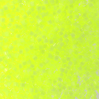 Delica 11/0 RD Limeade Silk Inside Dyed