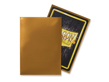 DRAGON SHIELD SLEEVES GOLD 100CT (10/50)