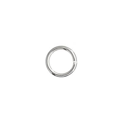 Jump Ring Round 9mmOD 16ga Silver LF/NF