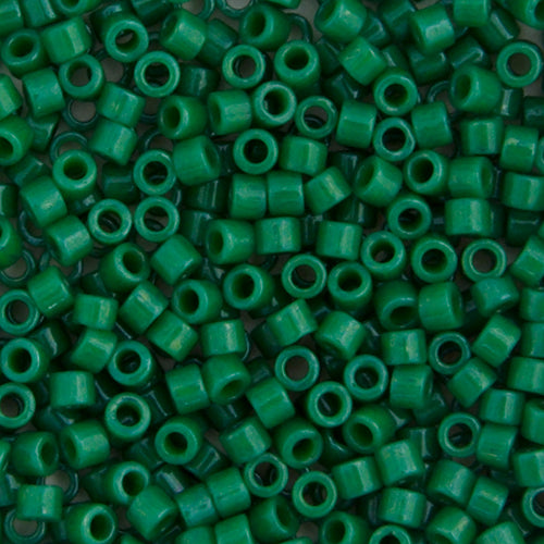 Delica 11/0 RD Green Jade Opaque Dyed 50g Bag