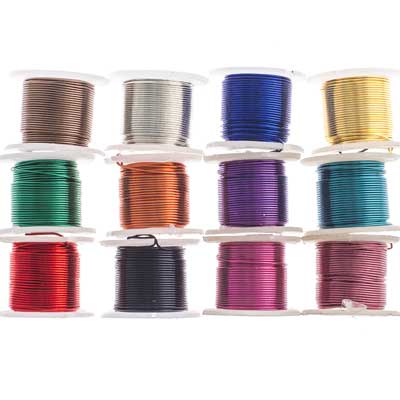 Art Wire Multi 24G 12 Spools 5 Yards Ea. W/Header