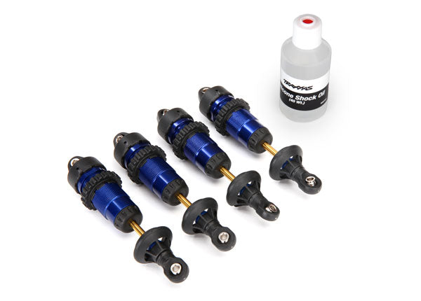 Traxxas Aluminum Gtr Shock Set (Blue) (4)