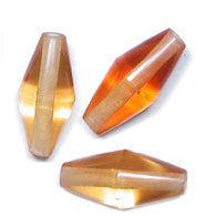 HORN AMBER CHEMICAL 28x12 OVAL STRUNG