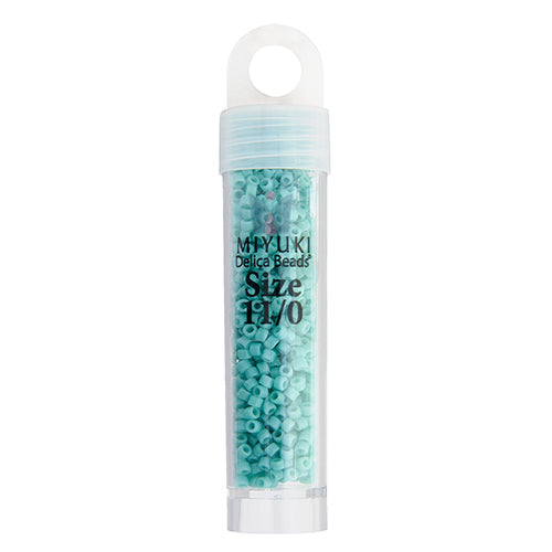 Delica 11/0 Rd Turquoise Sea Opal Opaque 10g Bag