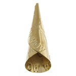 Cones Embossed 64mm Plated Brass Pow Wow Tulip