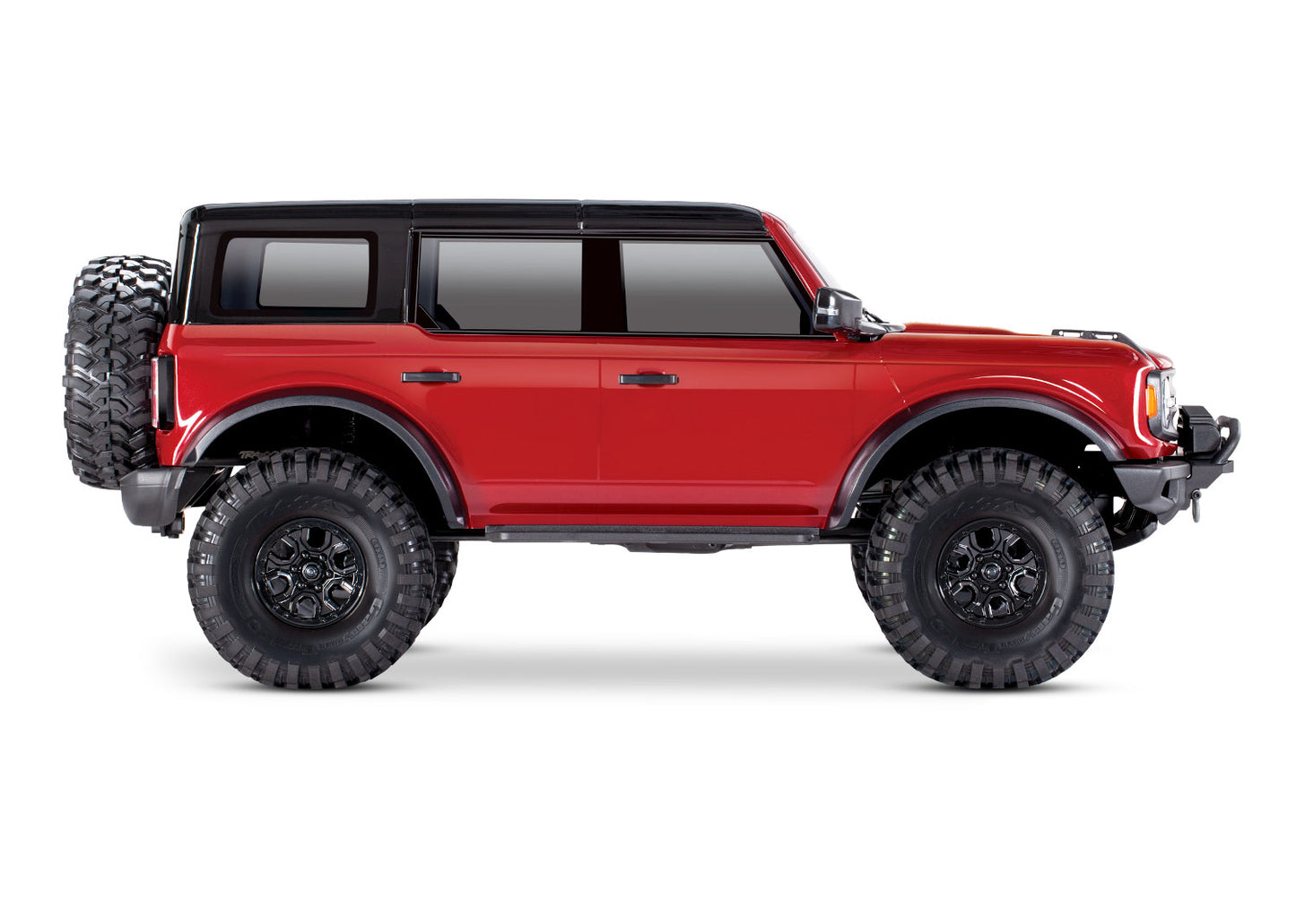 Traxxas TRX4 Scale and Trail 2021 Ford Bronco 1/10 Crawler, XL-5 HV, Titan 12T - Red