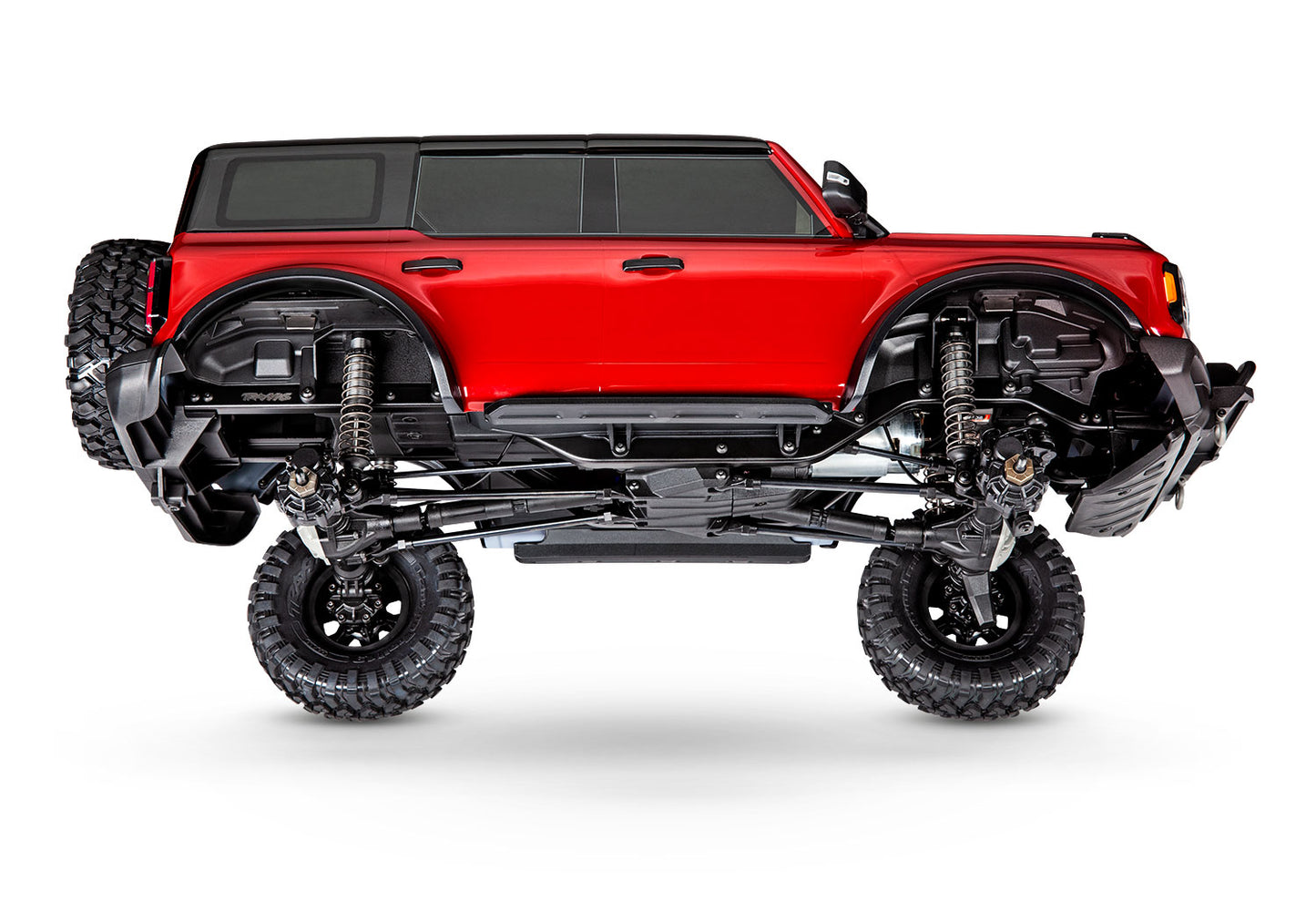Traxxas TRX4 Scale and Trail 2021 Ford Bronco 1/10 Crawler, XL-5 HV, Titan 12T - Red