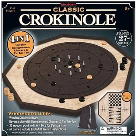 CROKINOLE 27" CLASSIC 4 IN 1 (2)