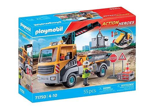 Construction Truck with Crane