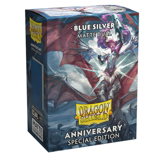 DRAGON SHIELD SLEEVES ANNIVERSARY SPECIAL EDITION BLUE/SILVER (50)