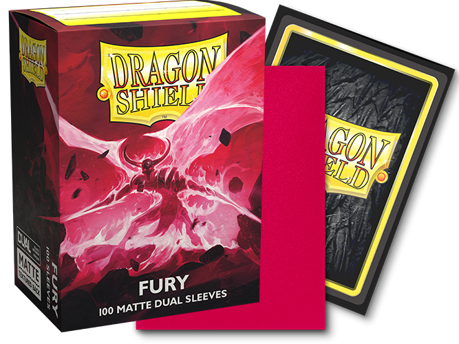 DRAGON SHIELD SLEEVES DUAL MATTE FURY 100CT (50)