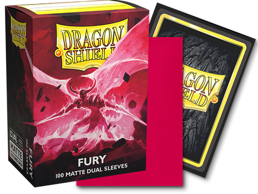 DRAGON SHIELD SLEEVES DUAL MATTE FURY 100CT (50)