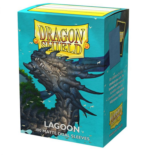 DRAGON SHIELD SLEEVES DUAL MATTE LAGOON 100CT (50)