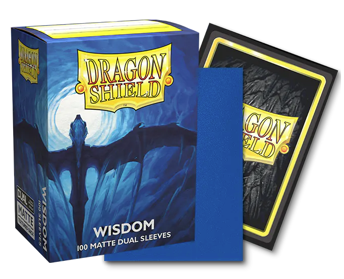 DRAGON SHIELD SLEEVES DUAL MATTE WISDOM 100CT (50)
