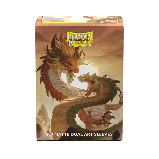 DRAGON SHIELD SLEEVES DUAL MATTE WOOD SNAKE 2025 100CT (50)