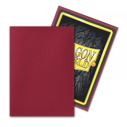 DRAGON SHIELD SLEEVES MATTE BLOOD RED 100CT (50)