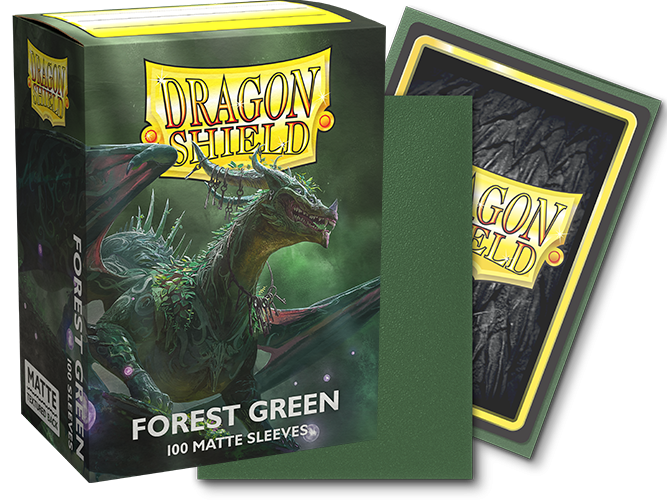 DRAGON SHIELD SLEEVES MATTE FOREST GREEN 100CT (50