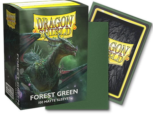 DRAGON SHIELD SLEEVES MATTE FOREST GREEN 100CT (50