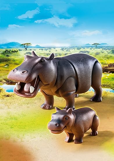 Hippo with Calf