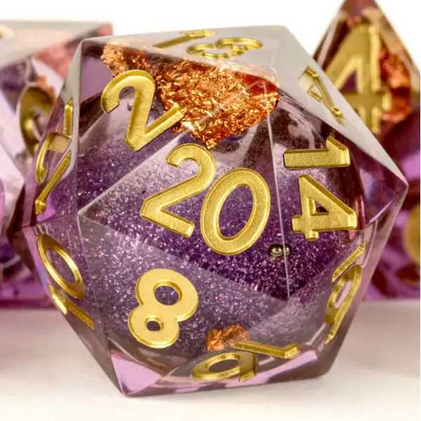 LIQUID DICE INDIVIDUAL D20 AETHER ABSTRACT (20)