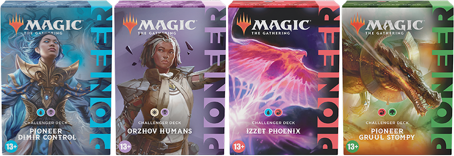 MTG CHALLENGER PIONEER DECKS 2022 (75/8/4)