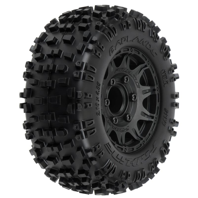 Badlands 2.8" All Terrain Tires Mounted On Raid