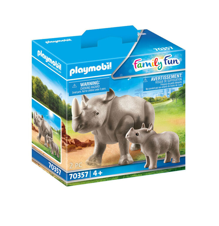 Rhino with Calf