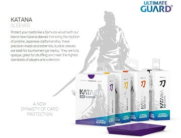 UG SLEEVES KATANA ORANGE 100CT (10/60)
